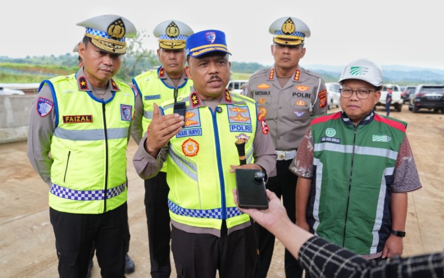 Kakorlantas Cek Tol Fungsional Bocimi, Siap Dipakai Saat Mudik Lebaran 2026