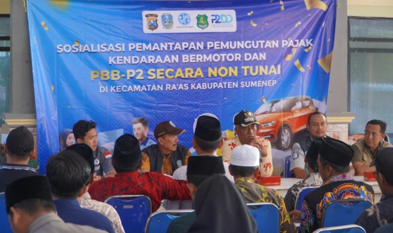 Satlantas Polres Sumenep Gelar Sosialisasi Pembayaran Pajak dan Bea Balik Nama Kendaraan