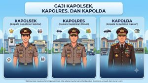 Daftar Gaji dan Tunjangan Jabatan Kapolsek, Kapolres, dan Kapolda